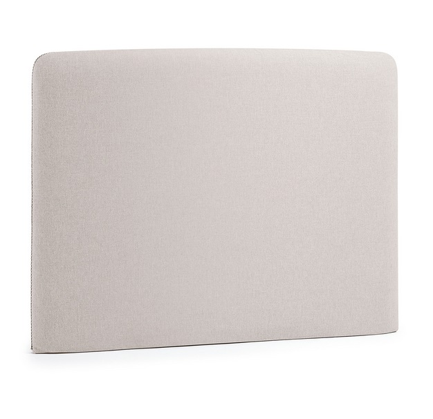 Cabezal pocket tela beige cama 90