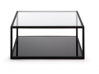 Mesa de centro minimalista acero 80x80