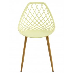 Silla Joe polipropileno amarillo pastel